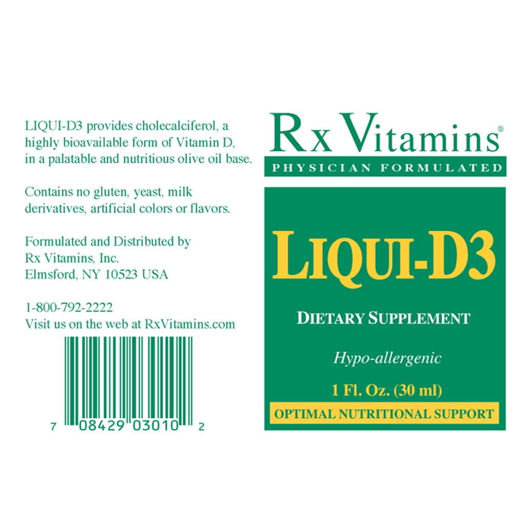 Liqui-D3 2000 IU 1 fl oz Rx Vitamins