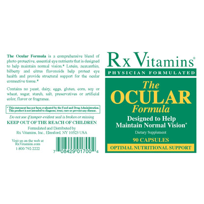 Ocular Formula 90 caps Rx Vitamins