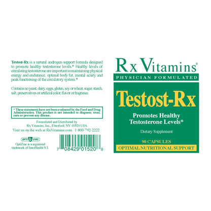 Testost-Rx 90 caps Rx Vitamins