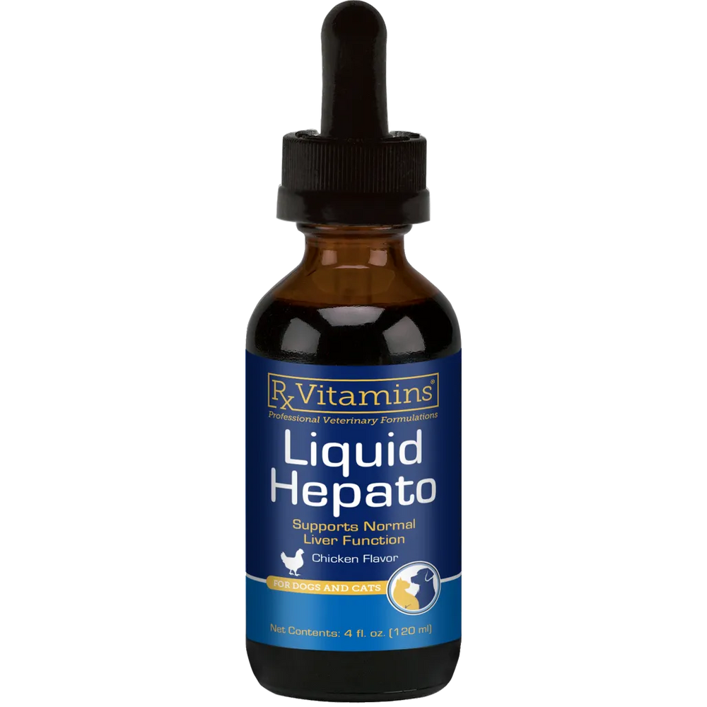 Liquid Hepato for Pets Chicken 4 oz Rx Vitamins for Pets