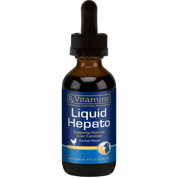 Liquid Hepato for Pets Chicken 4 oz Rx Vitamins for Pets