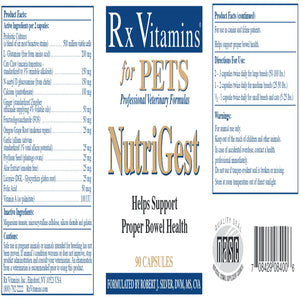 Nutrigest for Dogs and Cats Rx Vitamins for Pets