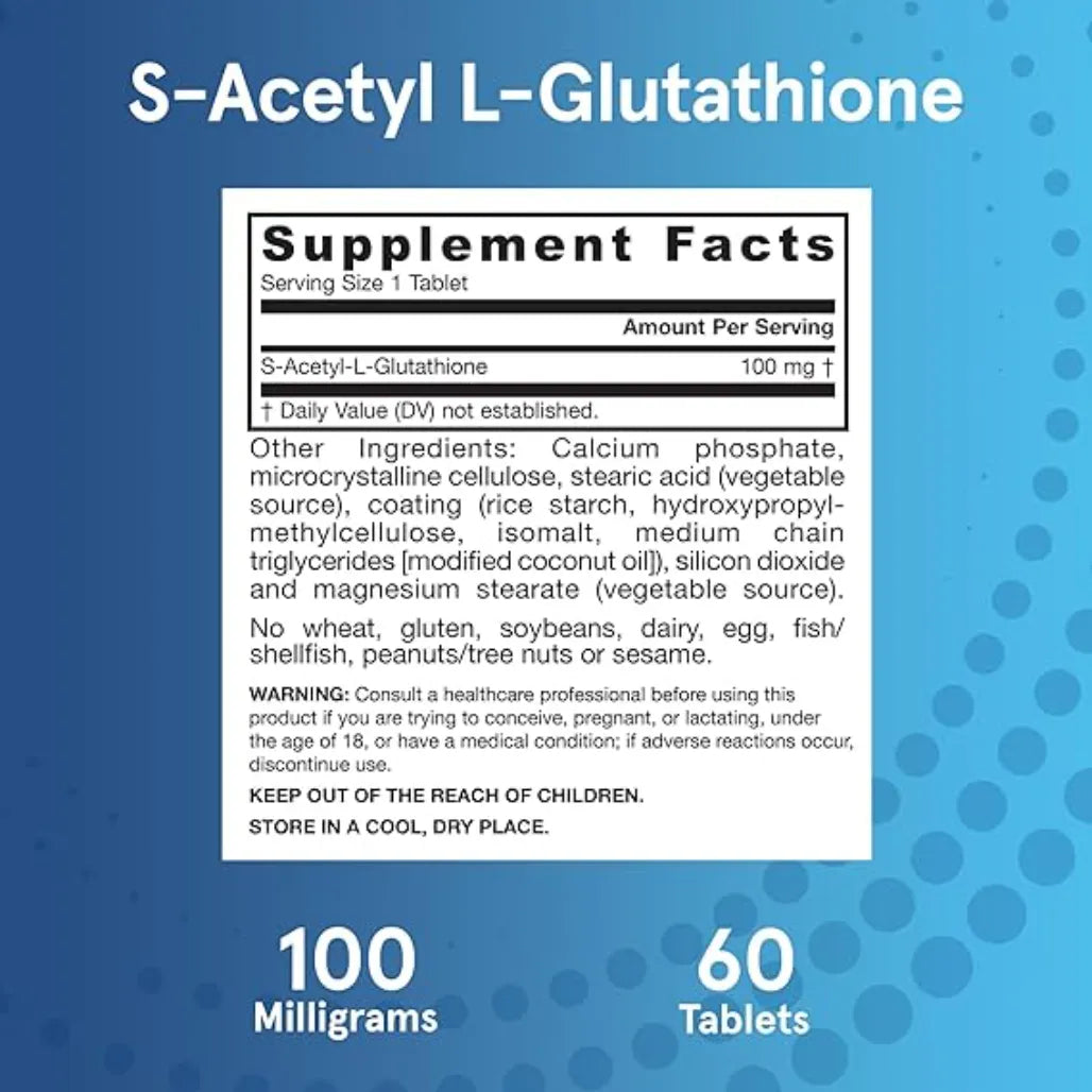 S-Acetyl L-Glutathione by Jarrow Formulas at Nutriessential.com