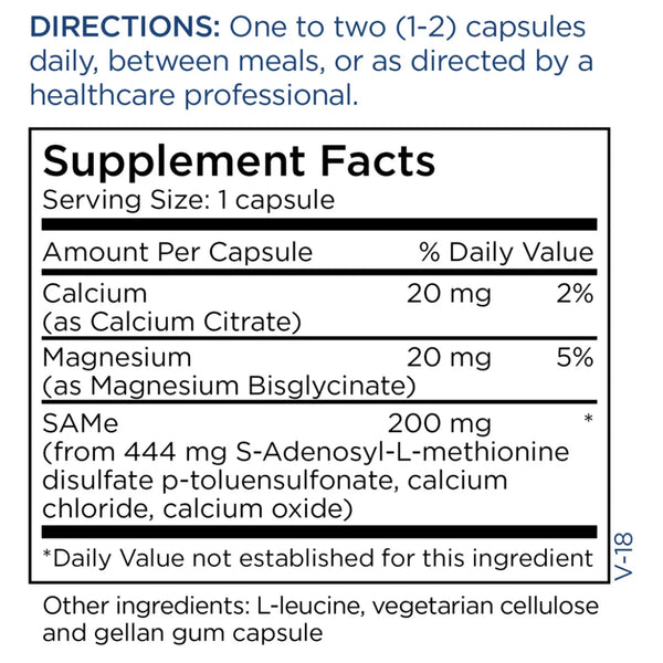 SAMe 200mg Metabolic Maintenance