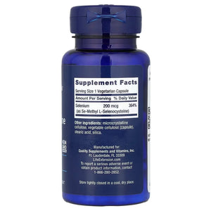 SE-Methylselenocysteine 200mcg by Life Extension