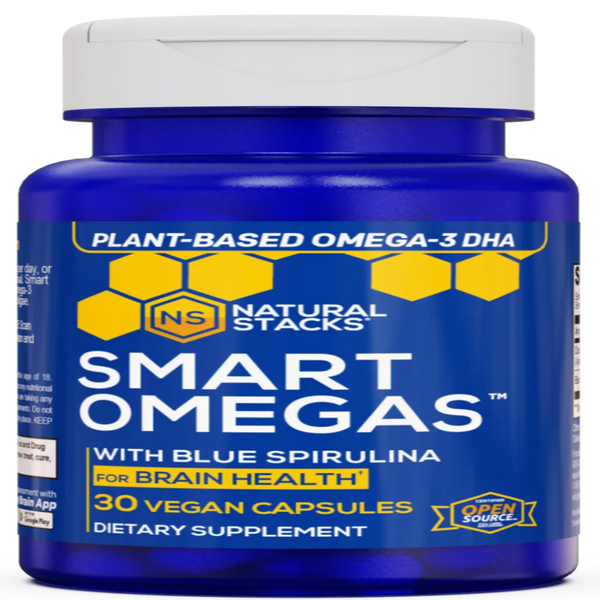 SMART OMEGAS with Blue Spirulina by Natural Stacks