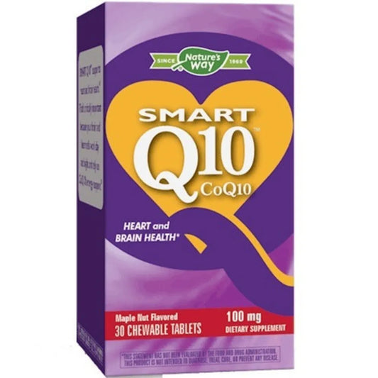 SMART Q10™ CoQ10 Maple Nut Flavored 100 mg Natures way