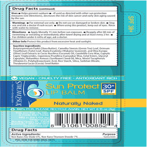 SPF 30 Lip Balm Natural Naked Stream2Sea