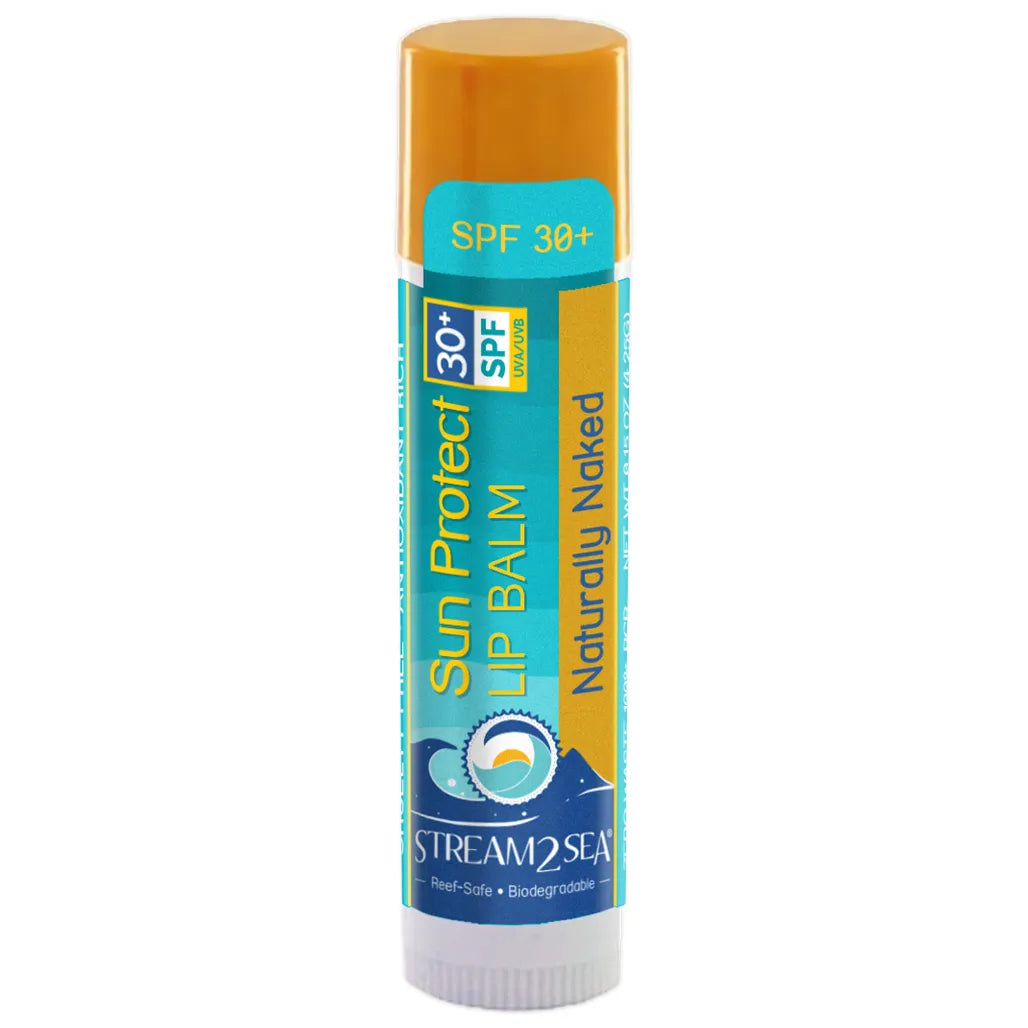 SPF 30 Lip Balm Natural Naked Stream2Sea