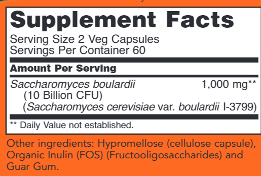 Saccharomyces Boulardii NOW