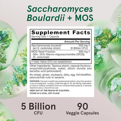 Saccharomyces Boulardii + MOS by Jarrow Formulas at Nutriessential.com