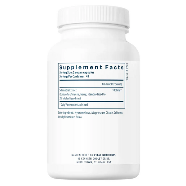 Schisandra Extract 1000 mg by Vital Nutrients at Nutriessential.com