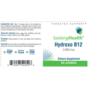Hydroxo B12 Seeking Health