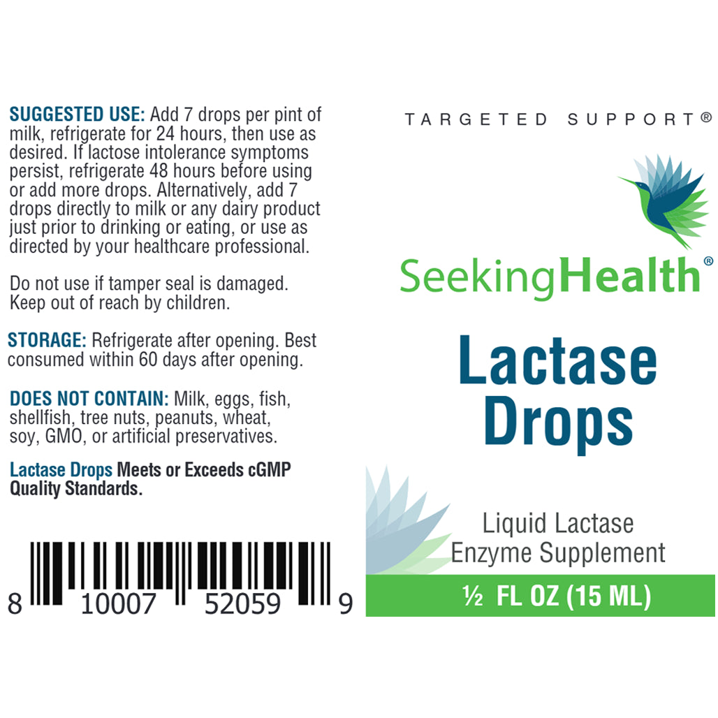 Lactase Drops Seeking Health