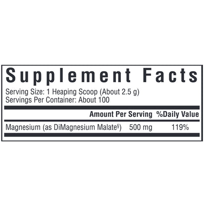 Magnesium Malate 500 mg Seeking Health