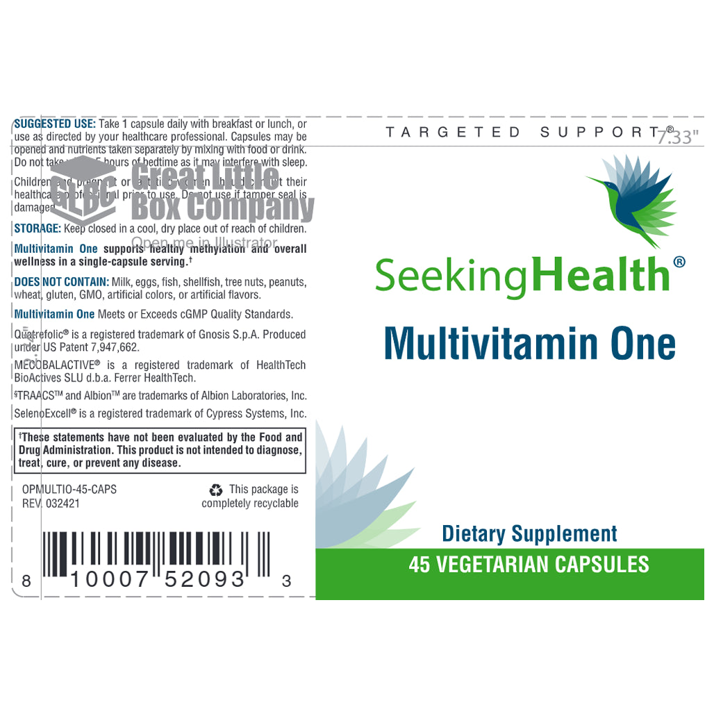 Multivitamin One Seeking Health