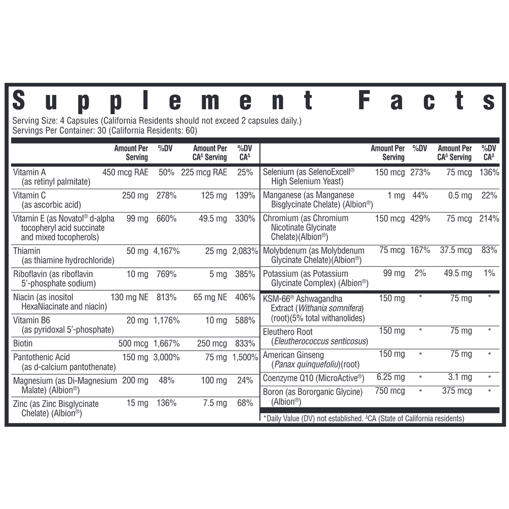 Seeking Health Multivitamin Sensitive 