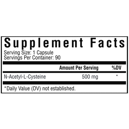 NAC (N-Acetyl-L-Cysteine) 500 mg Seeking Health