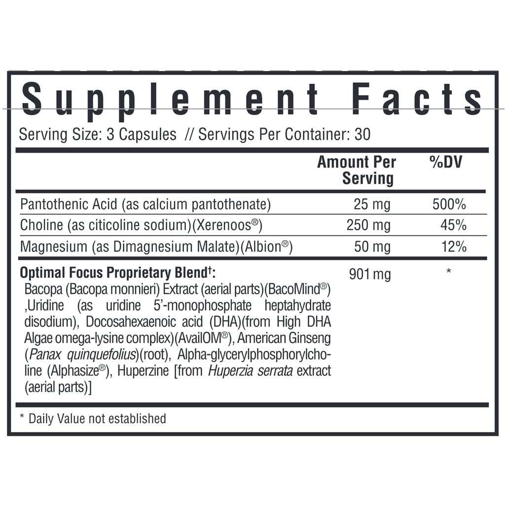 Optimal Focus Nutriessential.com