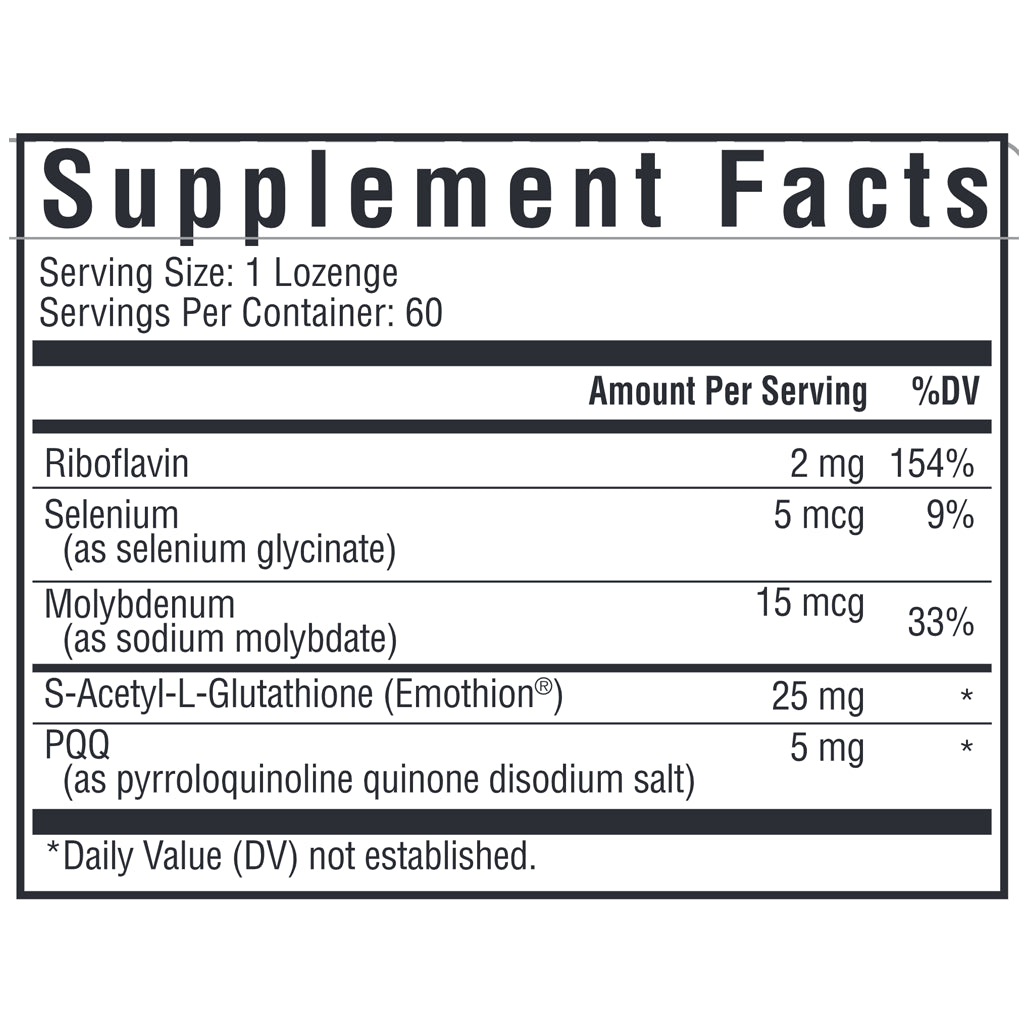 Optimal Glutathione Plus Lozenge by Seeking Health at Nutriessential.com