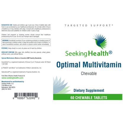 Optimal Multivitamin Chewable Seeking Health