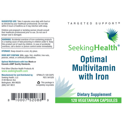 Optimal Multivitamin with Iron Seeking Health