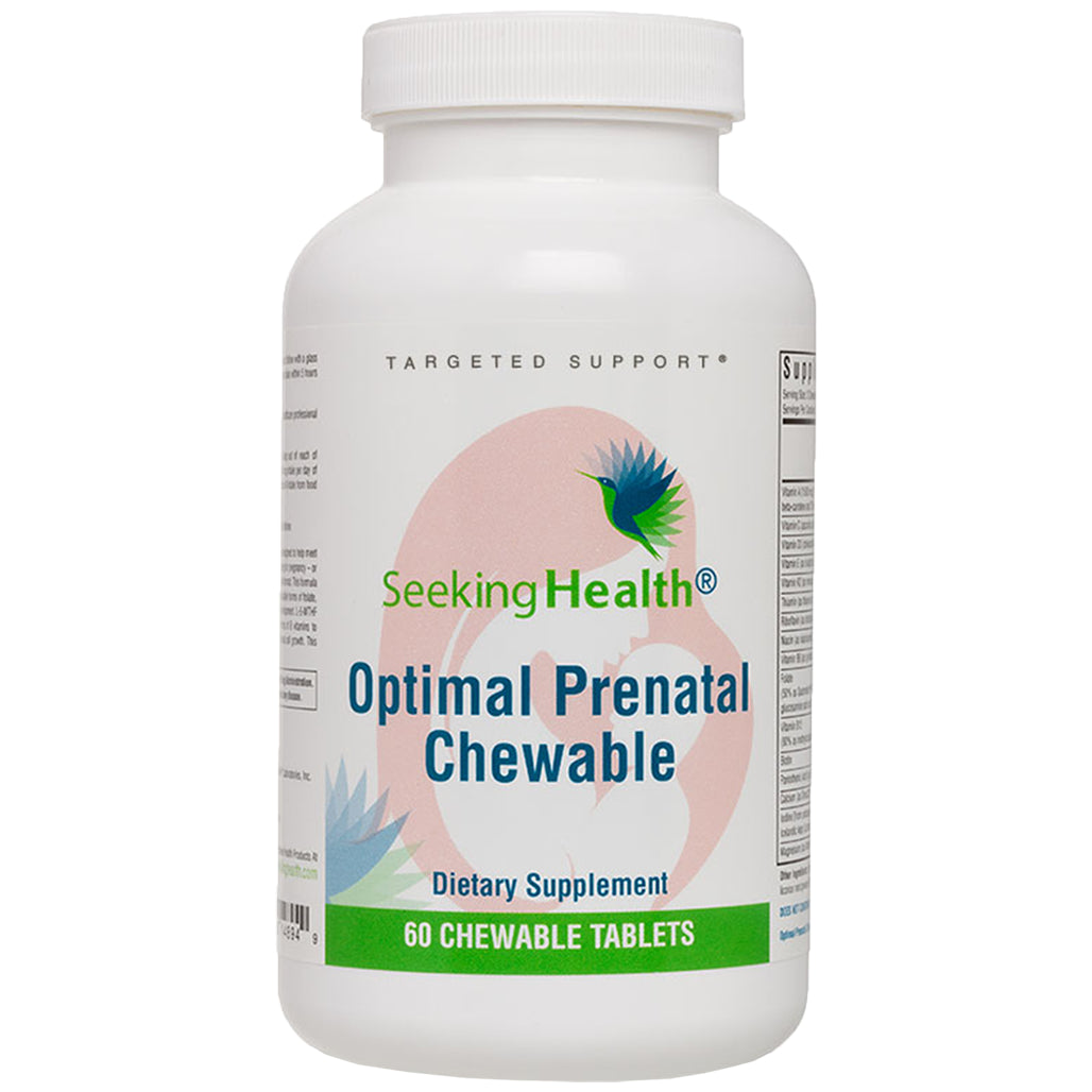Seeking Health Optimal Prenatal Chewable - Support Healthy Methylation Processes