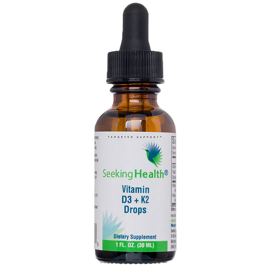 Optimal Vitamin D3 + K2 Drops Seeking Health