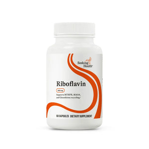 Seeking Health Riboflavin 400 mg vegan vitamin B2 capsules – supports energy & methylation