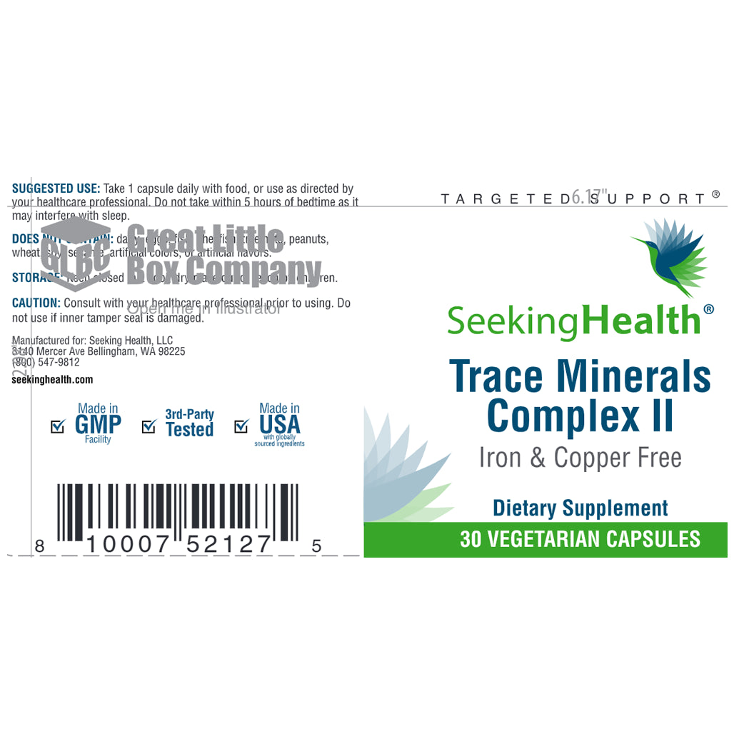 Trace Minerals Complex II Seeking Health