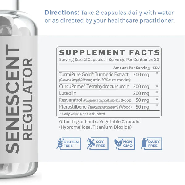 Infiniwell Senescent Regulator Supplement Facts