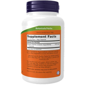 Senna Leaves 470 mg NOW