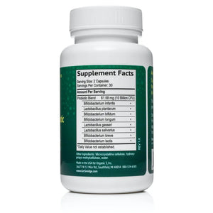 Smidge Sensitive Probiotic Supplement Ingredients - Probiotic Blend 81.58 mg