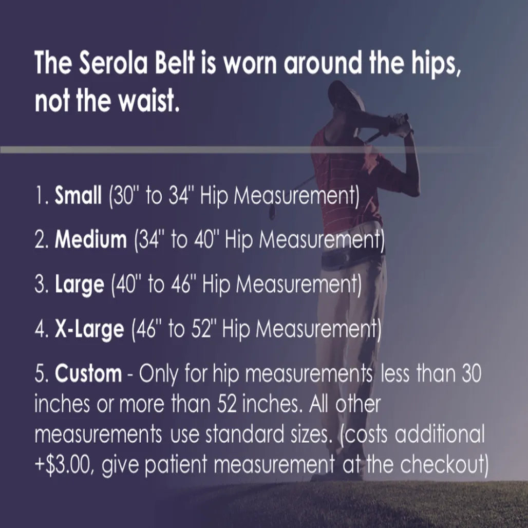 Serola Sacroiliac Belt Large 40-46" Serola Biomechanics