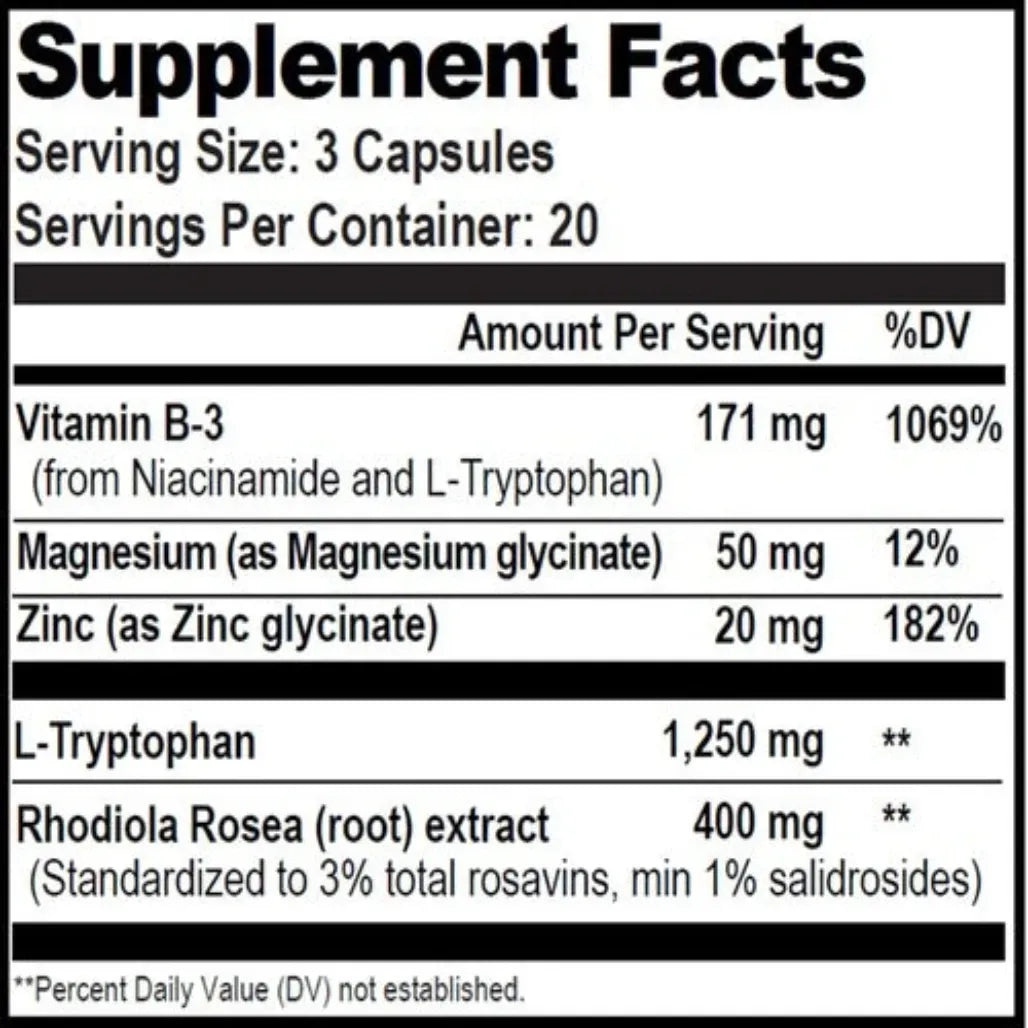 Serotonin Brain Food Natural Stacks