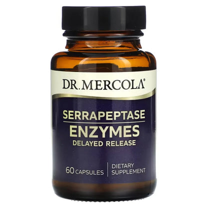 Dr. Mercola Serrapeptase Enzymes - Support Sinus and respiratory Health.