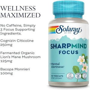 SharpMind Nootropics Focus Solaray