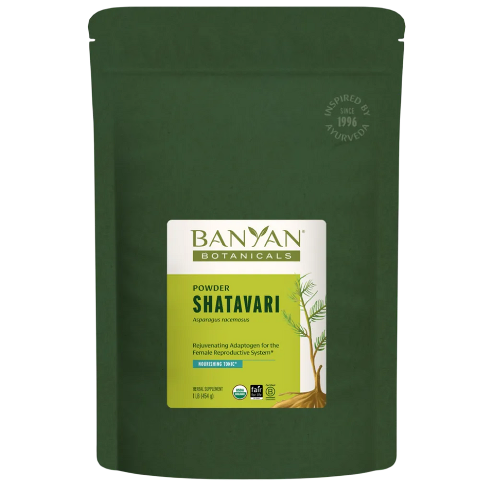 Shatavari Root Powder, Organic 1 lb Banyan Botanicals