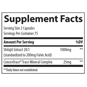 Shilajit Capsule 1000 mg