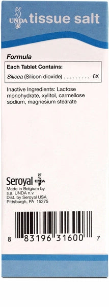 Silicea 6X Salt by Unda at Nutriessential.com