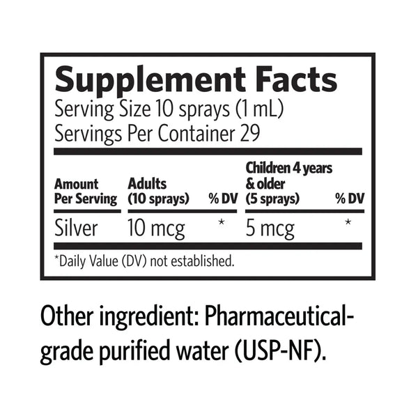 Silver Bio-Active Hydrosol Nasal Spray Argentyn 23