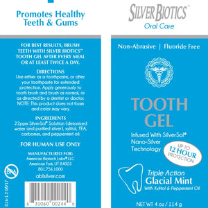 Silver Biotics Tooth Gel American Biotech Labs