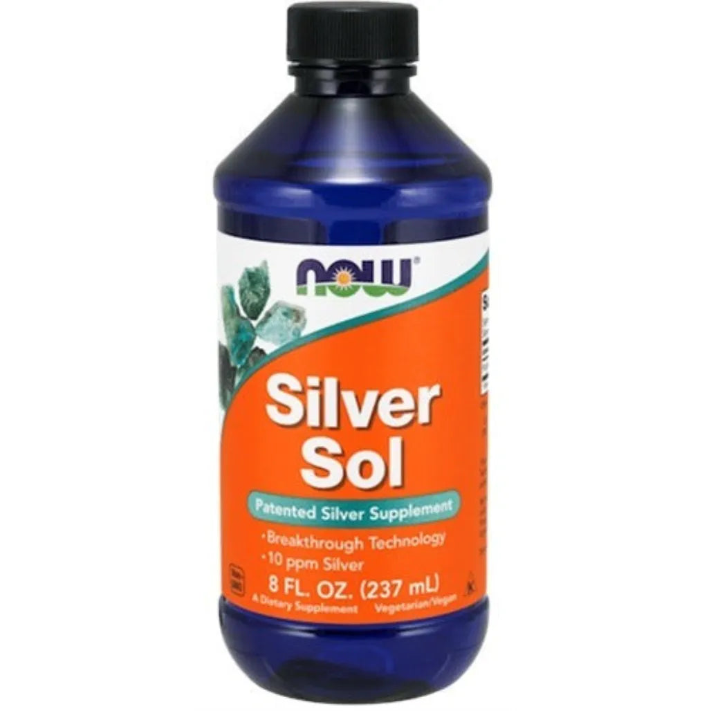 Silver Sol Solution Buy Now for Silver Sol, 8 oz | Deionized Water | NOW