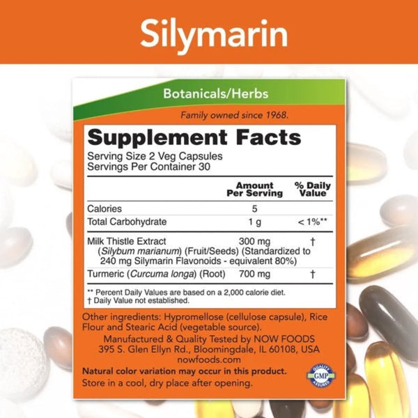 Silymarin 150 mg NOW