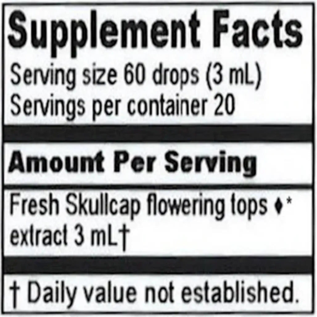 Skullcap Extract 2 oz Herbalist Alchemist