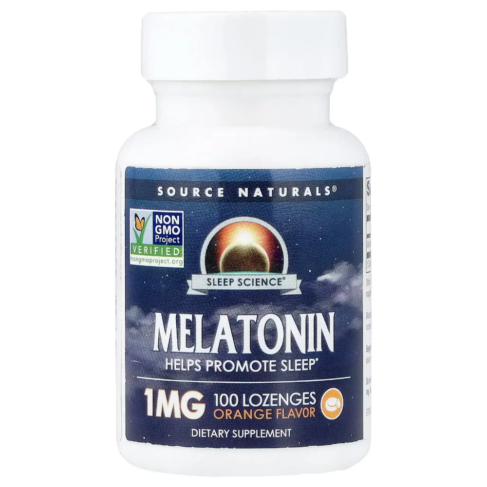 Sleep Science Melatonin 1mg Orange Source Naturals