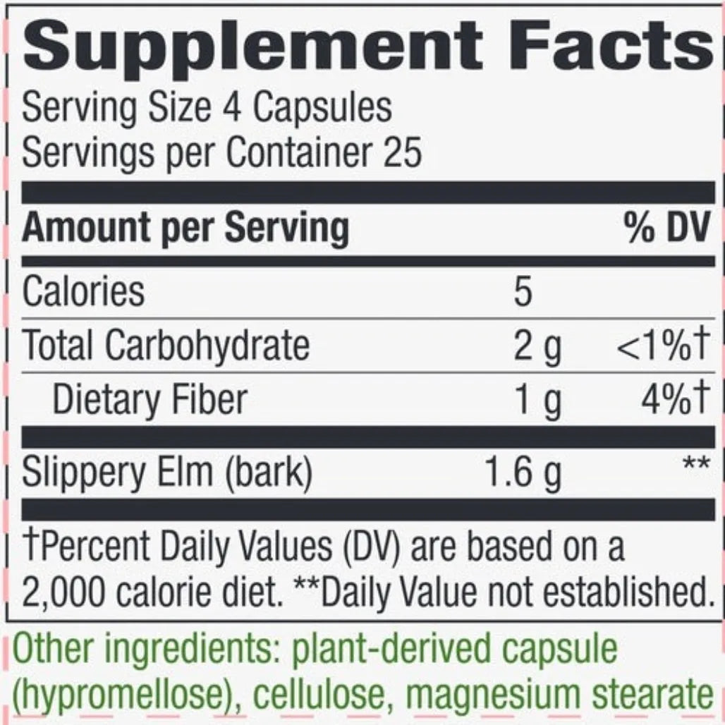 Slippery Elm Bark Nature's Way