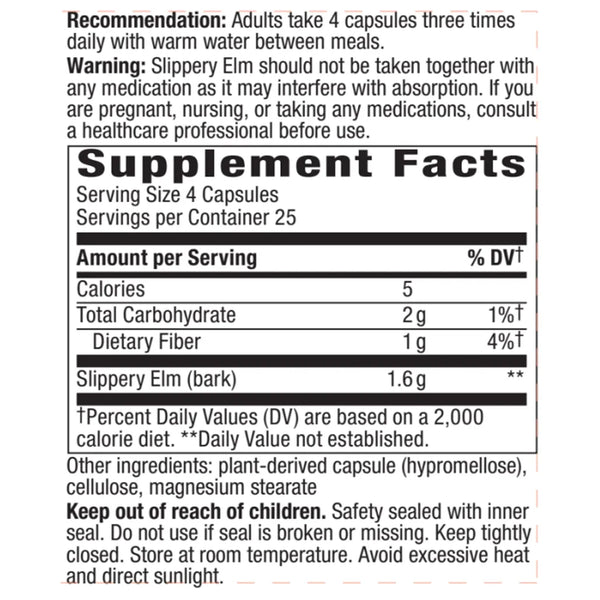 Slippery Elm Bark Nature's Way