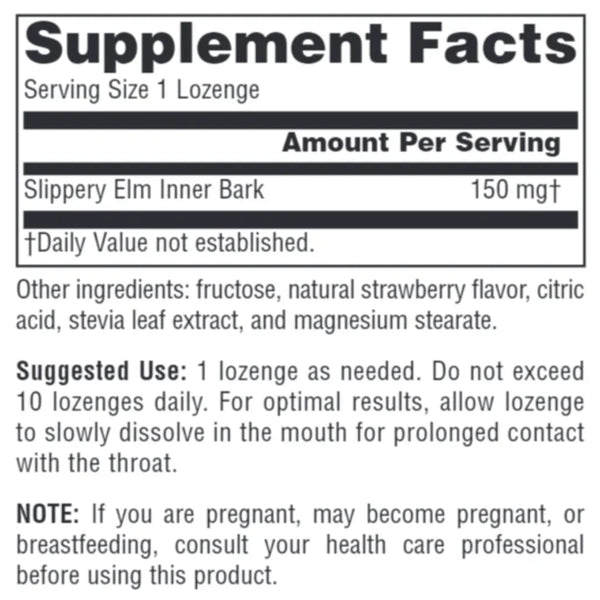 Slippery Elm Tangerine Loz Source Naturals