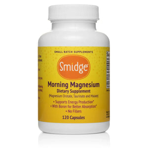 Smidge Morning Magnesium - 120 Capsules | Provide Energy and Alertness